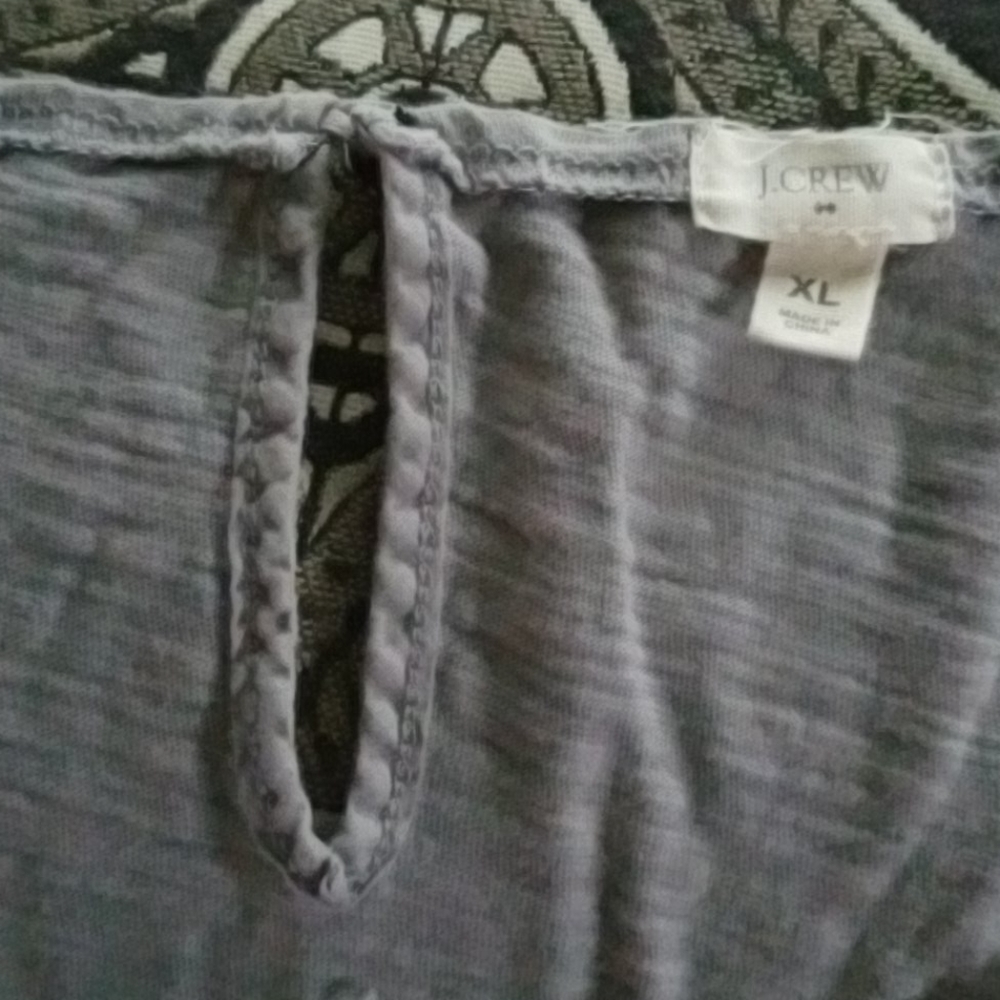 J Crew Ruffled Tank Top XL - Picture 3 of 4